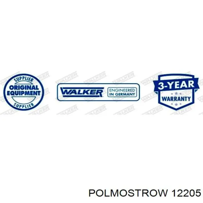 Comprar 12205 Polmostrow Silenciador trasero