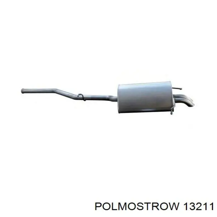 13211 Polmostrow Silenciador trasero