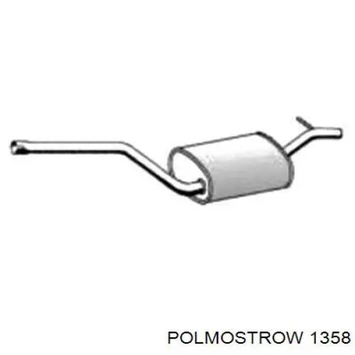 13.58 Polmostrow silenciador del medio