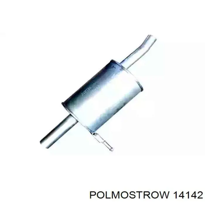 14142 Polmostrow silenciador posterior