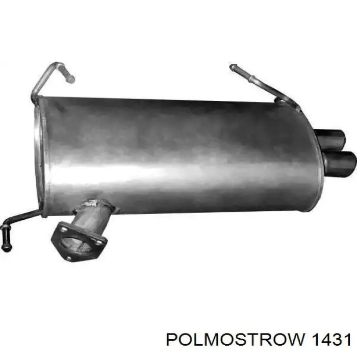 Silenciador central Polmostrow 1431 precio, desde 72,22 EUR
