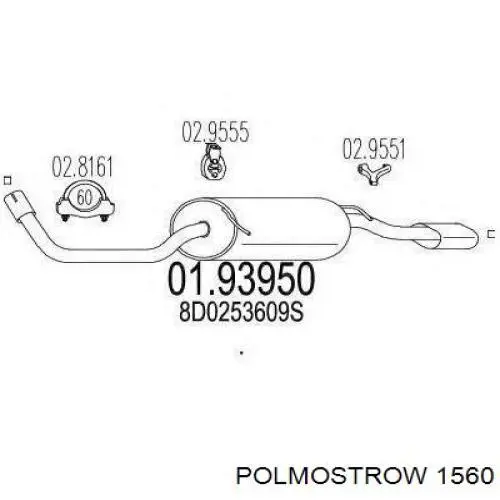 15.60 Polmostrow silenciador del medio