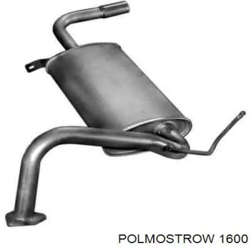 Silenciador trasero para Alfa Romeo Mito  955