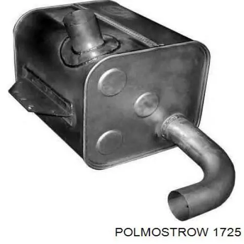 1725 Polmostrow silenciador del medio