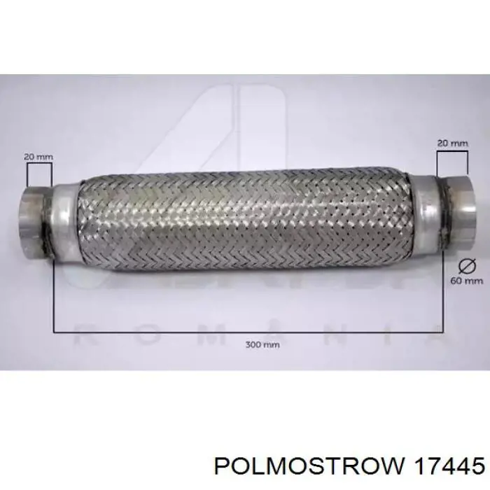 17.445 Polmostrow silenciador posterior