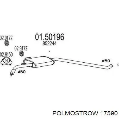 17.590 Polmostrow silenciador del medio