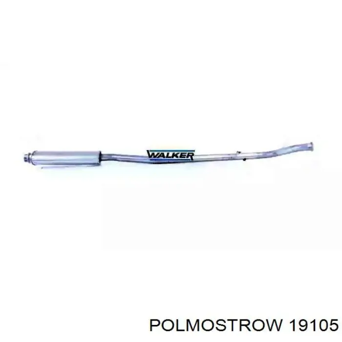 Silenciador trasero Polmostrow 19105 precio, desde 88,95 EUR