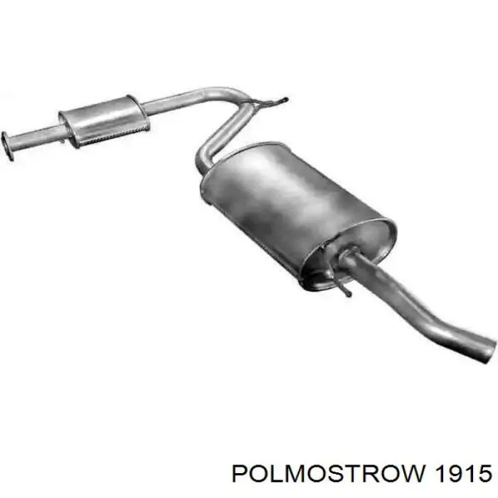 19.15 Polmostrow silenciador posterior