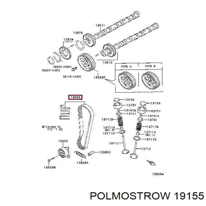 19155 Polmostrow silenciador posterior