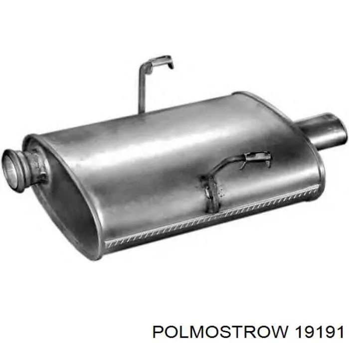 19.191 Polmostrow silenciador posterior