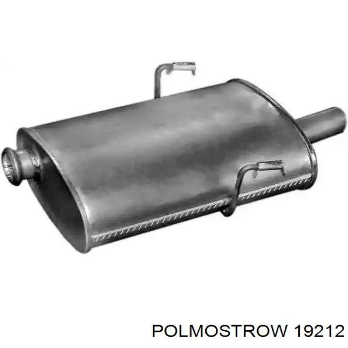 Silenciador trasero Polmostrow 19212 precio, desde 88,99 EUR
