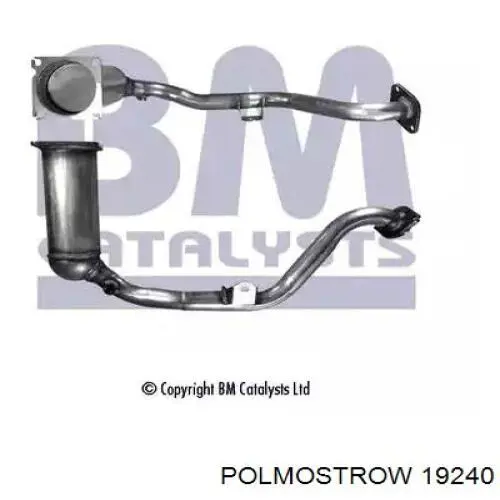 19240 Polmostrow Tubo de escape delantero