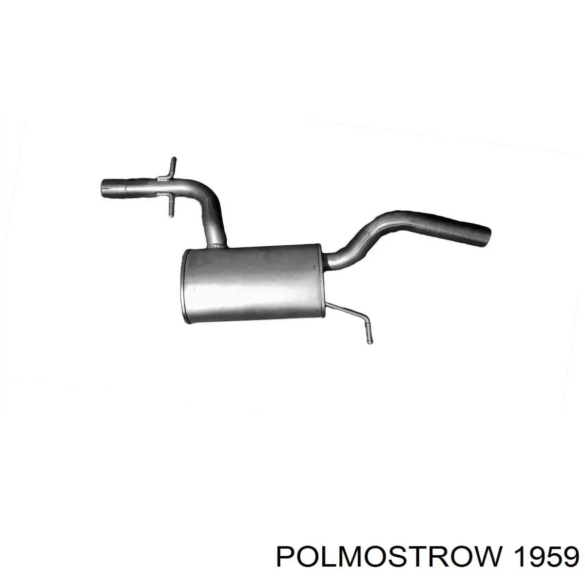 Silenciador trasero 190235 Bosal
