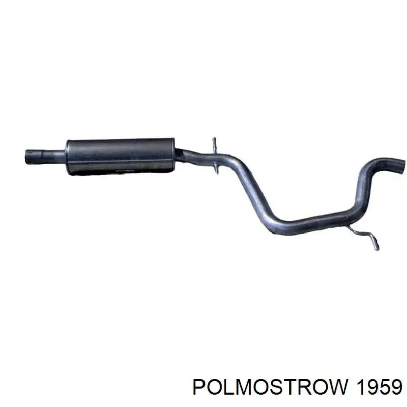 190235 Bosal Silenciador trasero