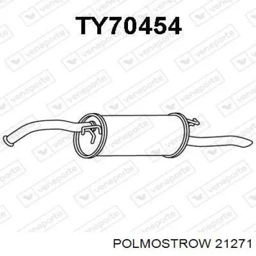 Comprar 21271 Polmostrow Silenciador central