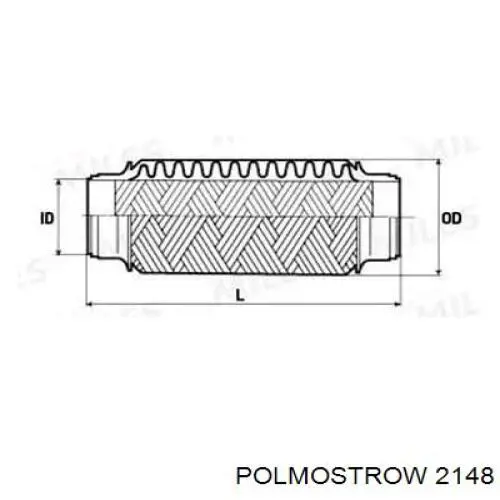 6025107132 Renault (RVI) silenciador del medio