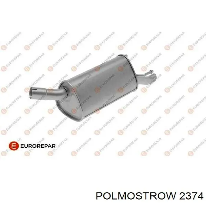 2374 Polmostrow Silenciador trasero