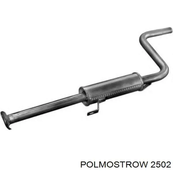 2502 Polmostrow Silenciador trasero