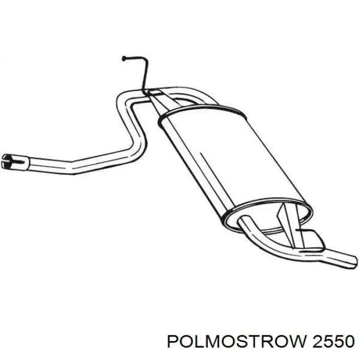 Silenciador del medio Suzuki Baleno (EG)