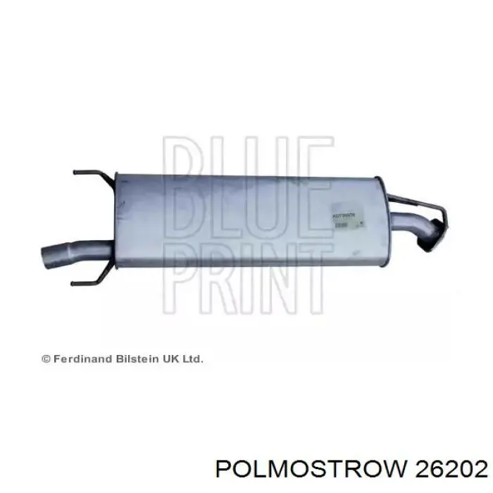 26.202 Polmostrow silenciador posterior