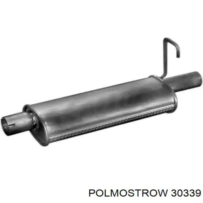 30339 Polmostrow silenciador delantero