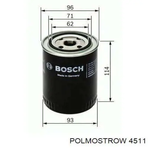 Silenciador trasero Polmostrow 4511 precio, desde 132,17 EUR