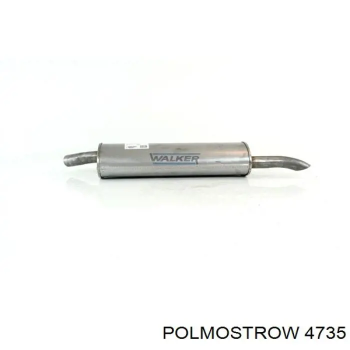 Silenciador, sección delantera Polmostrow 4735 precio, desde 77,05 EUR