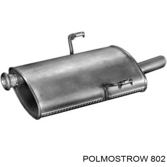 802 Polmostrow silenciador posterior