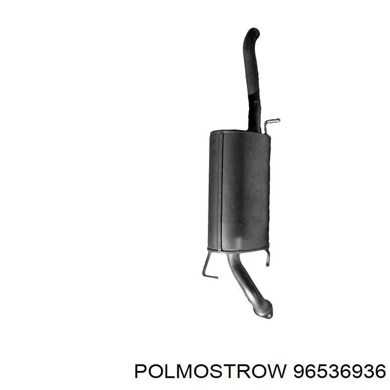 96536936 Polmostrow silenciador posterior