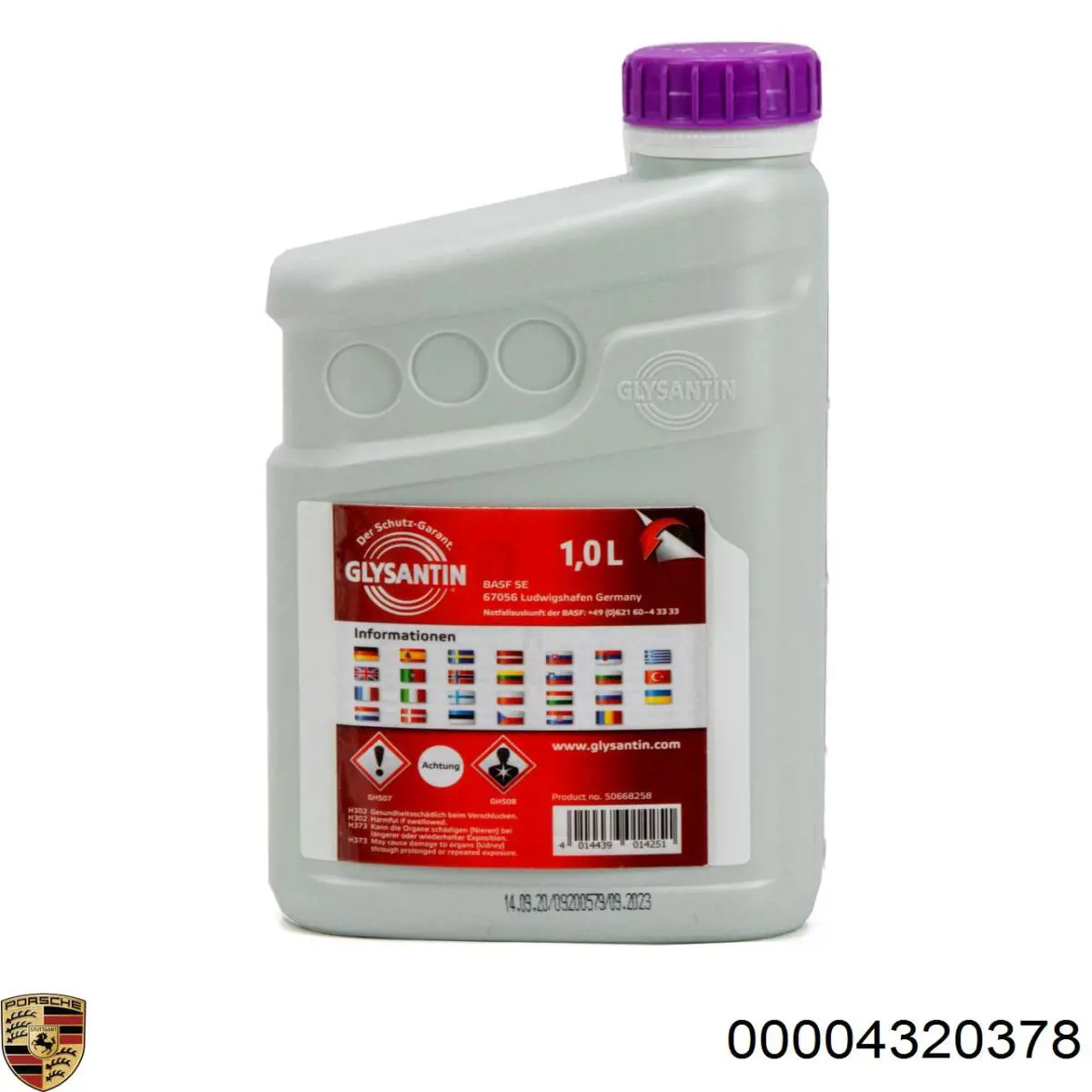 Comprar 00004320378 Porsche Liquido anticongelante 