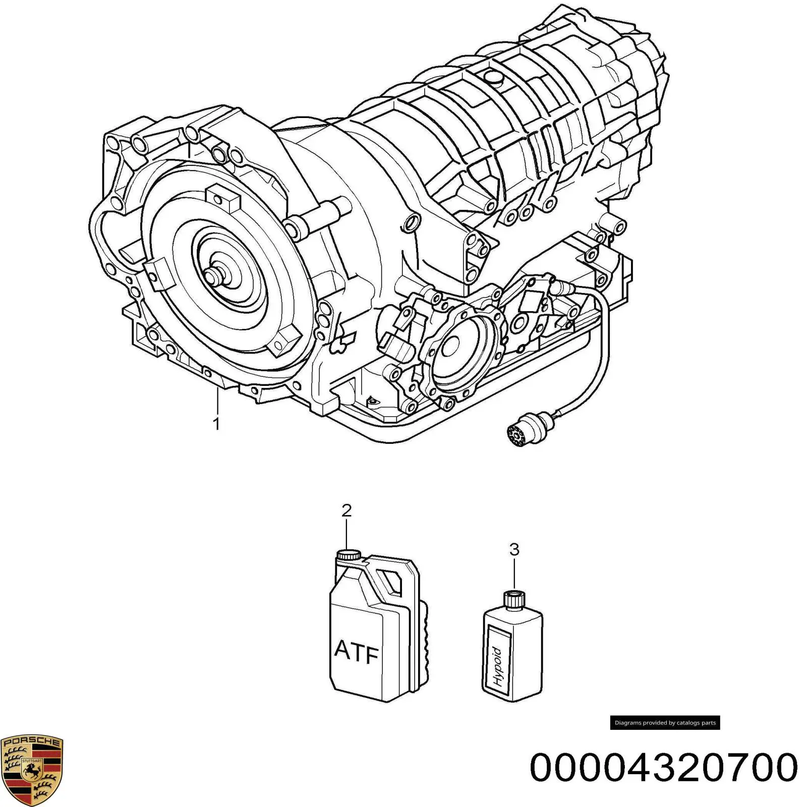 Porsche Aceite transmisión (00004320700)