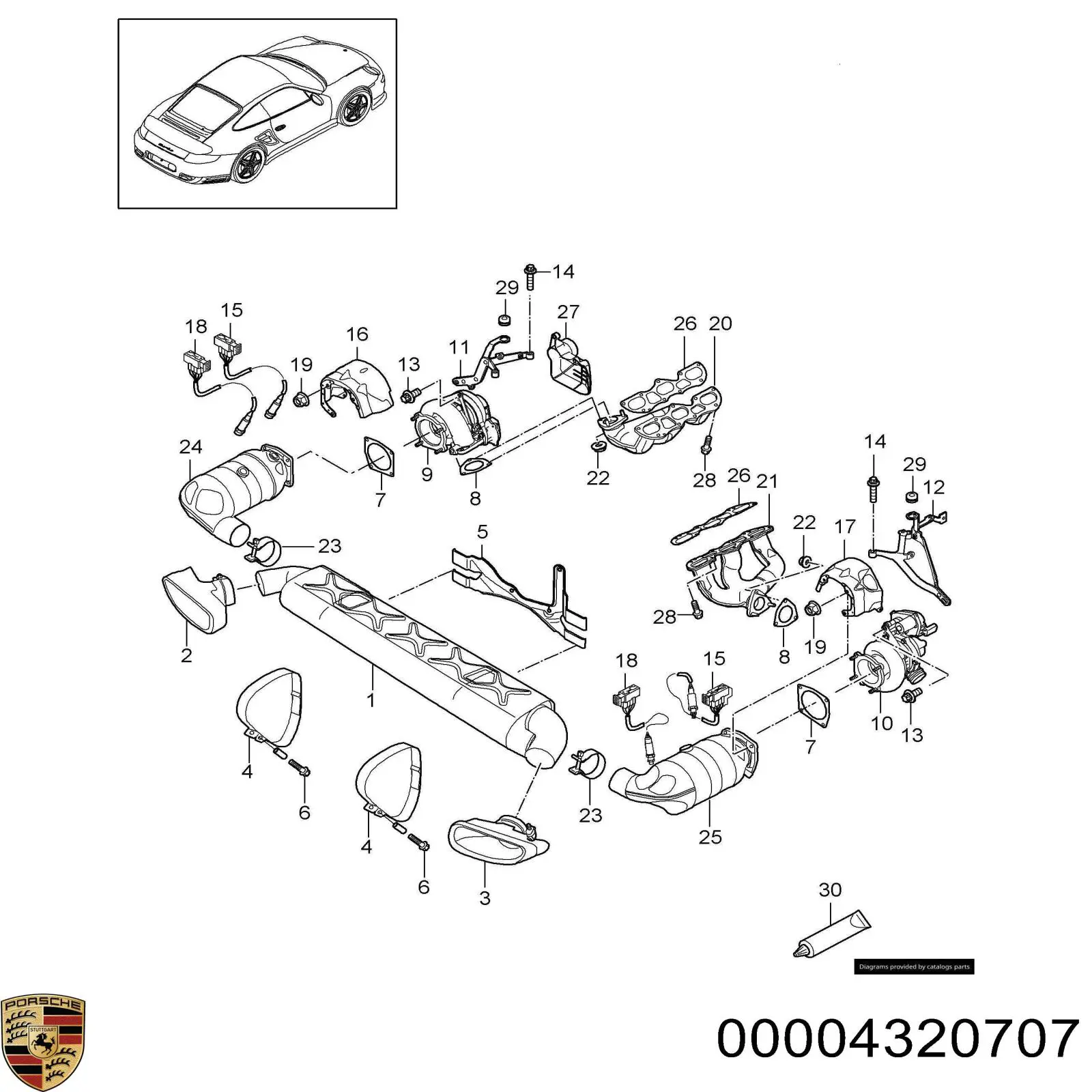 Comprar 00004320707 Porsche 
