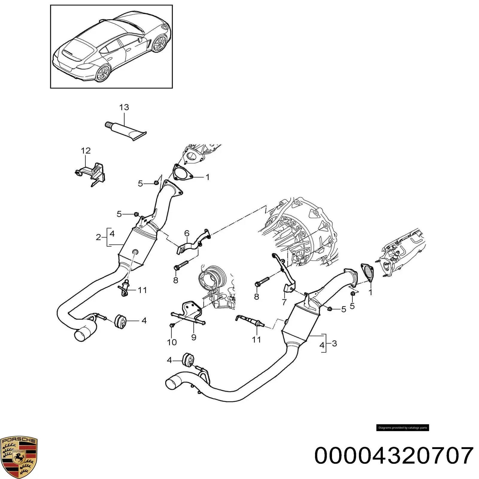  Porsche 00004320707 precio, desde 43,41 EUR