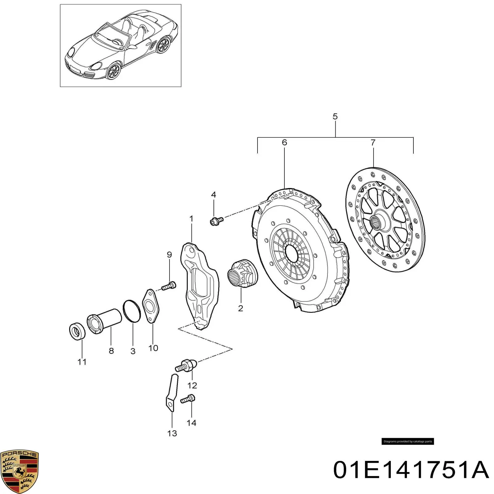 01E141751A Porsche