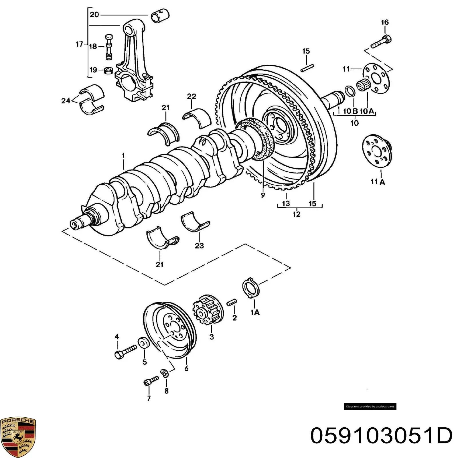 059103051D VAG Anillo retén cigüeñal