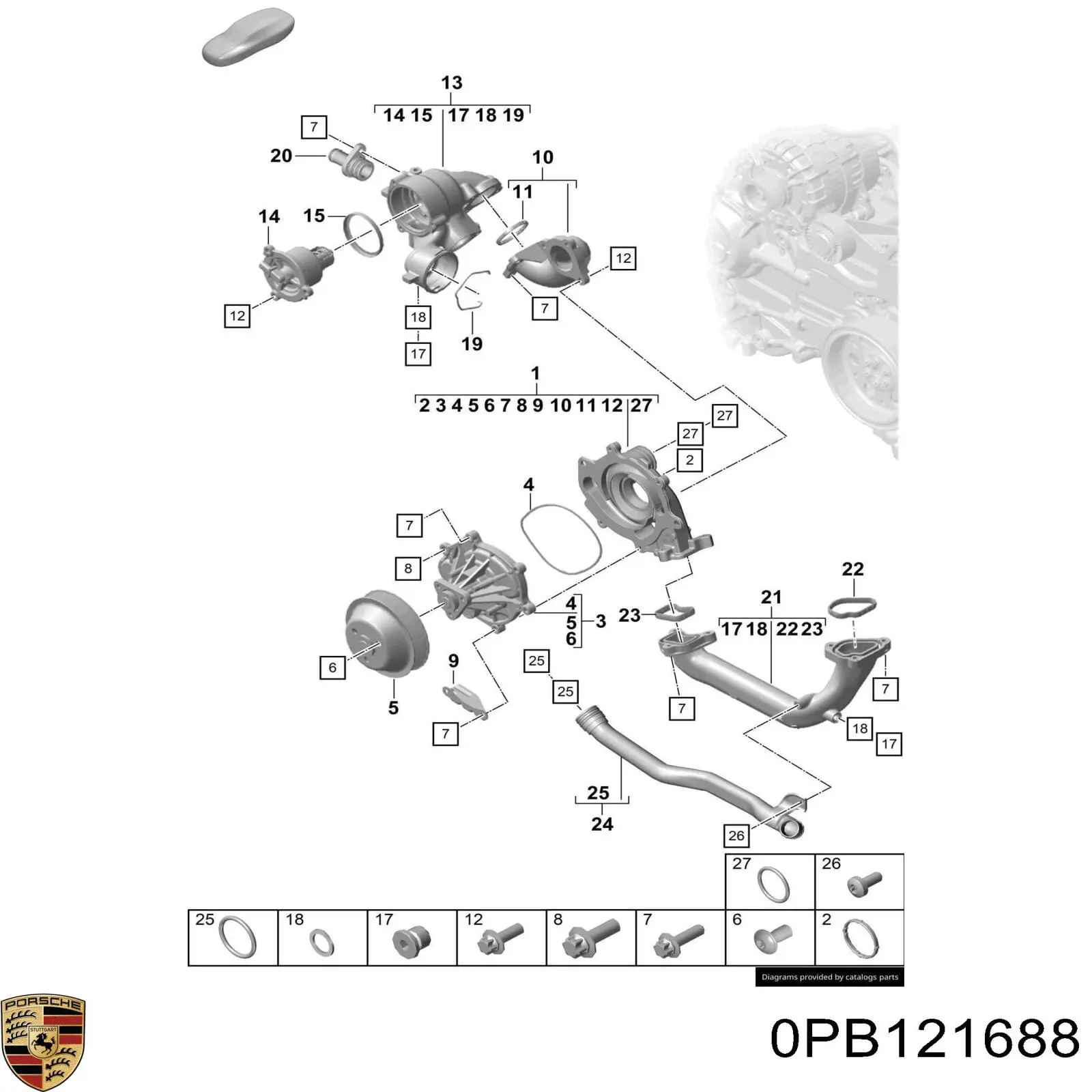 0PB121688 Porsche