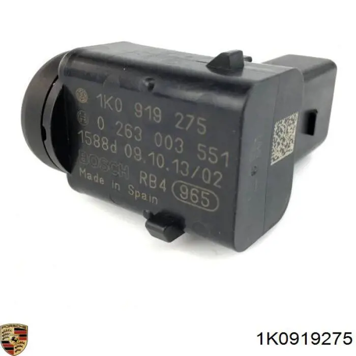 1K0919275 Porsche sensor de alarma de estacionamiento(packtronic Parte Delantera/Trasera)