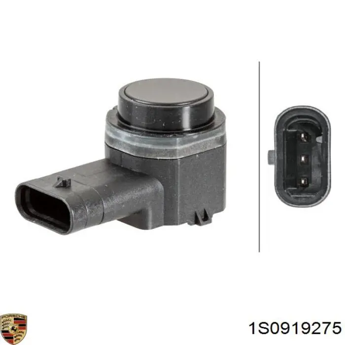 1S0919275 Porsche sensor de aparcamiento trasero