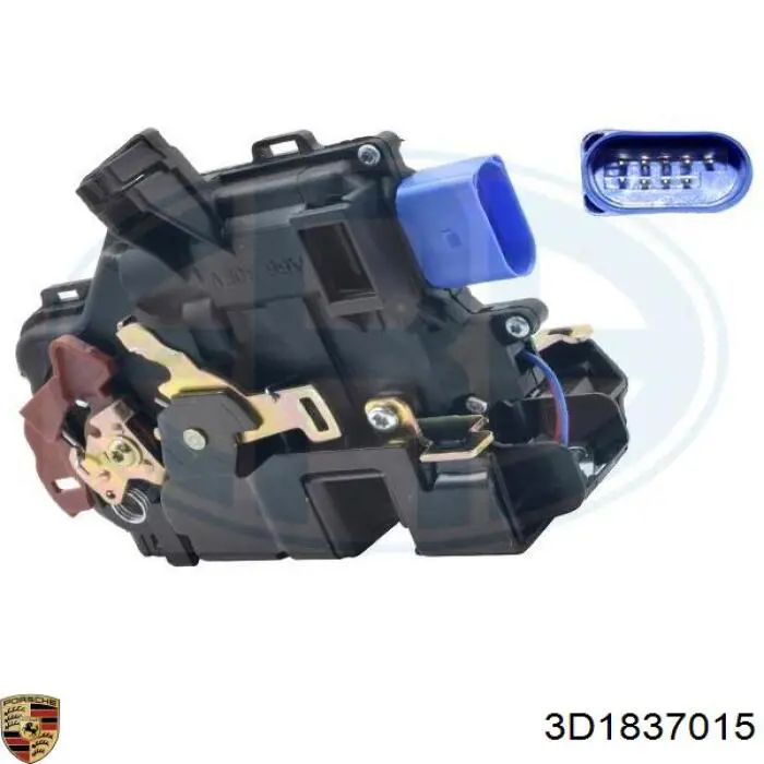 3D1837015 Porsche cerradura de puerta delantera izquierda