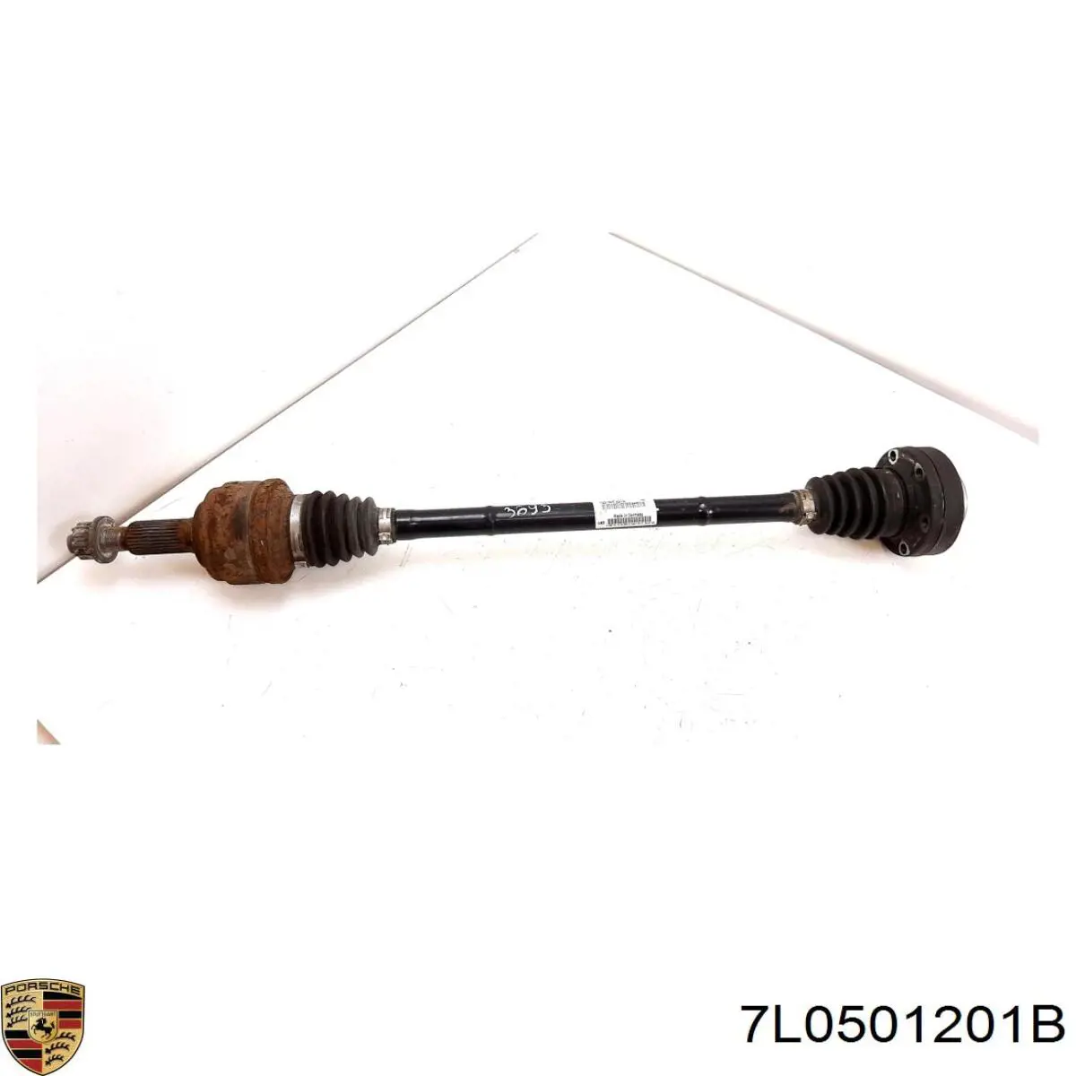 7L0501201B Porsche Semieje trasero