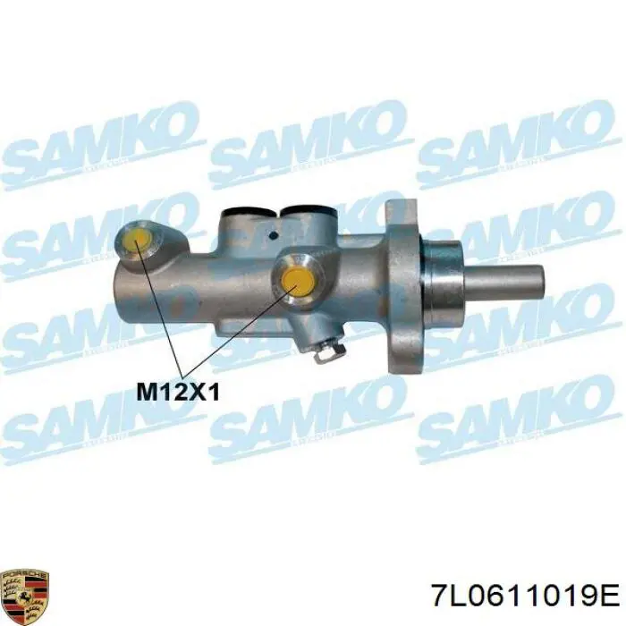 Cilindro maestro de frenos Porsche 7L0611019E precio, desde 54,66 EUR
