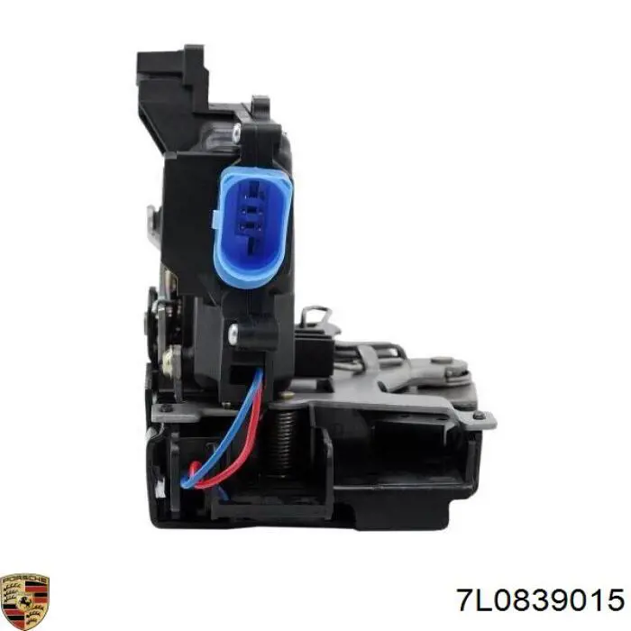 7L0839015 Porsche Cerradura de puerta trasera izquierda