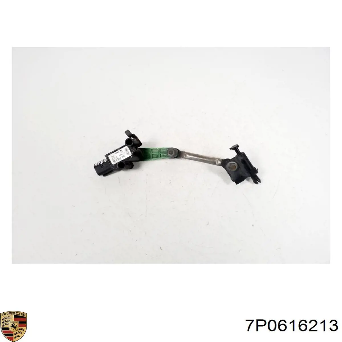 7P0616213 Porsche sensor, nivel de suspensión neumática, delantero izquierdo