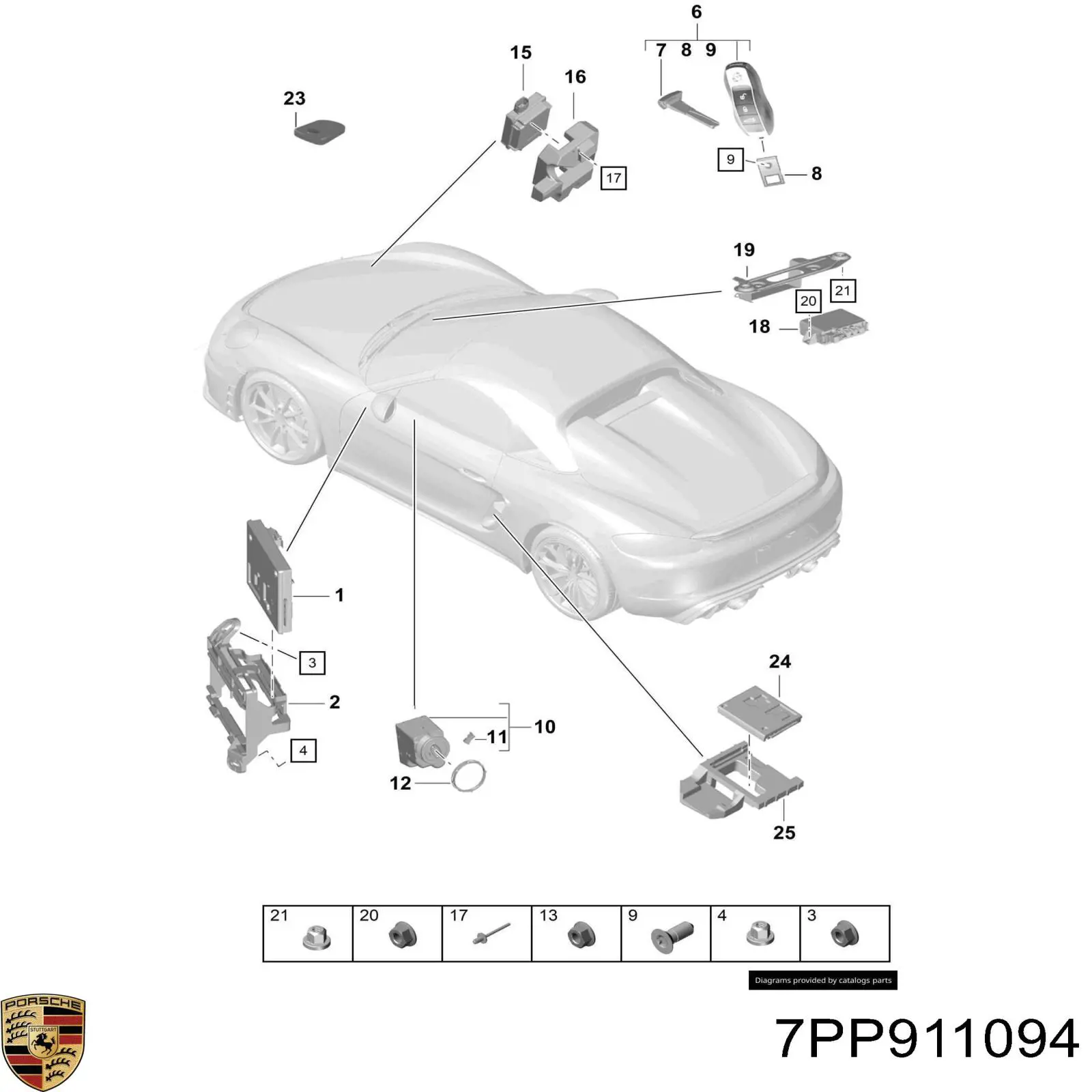  Porsche 7PP911094 precio, desde  
