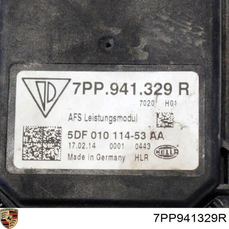 7PP951329R Porsche modulo de control de iluminacion adaptable (ecu)