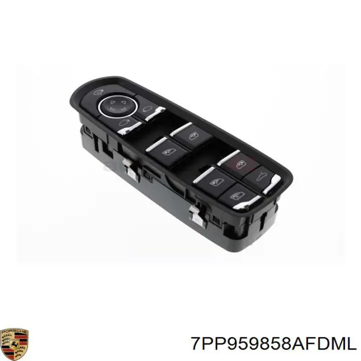 7PP959858AFDML Porsche unidad de control elevalunas delantera izquierda