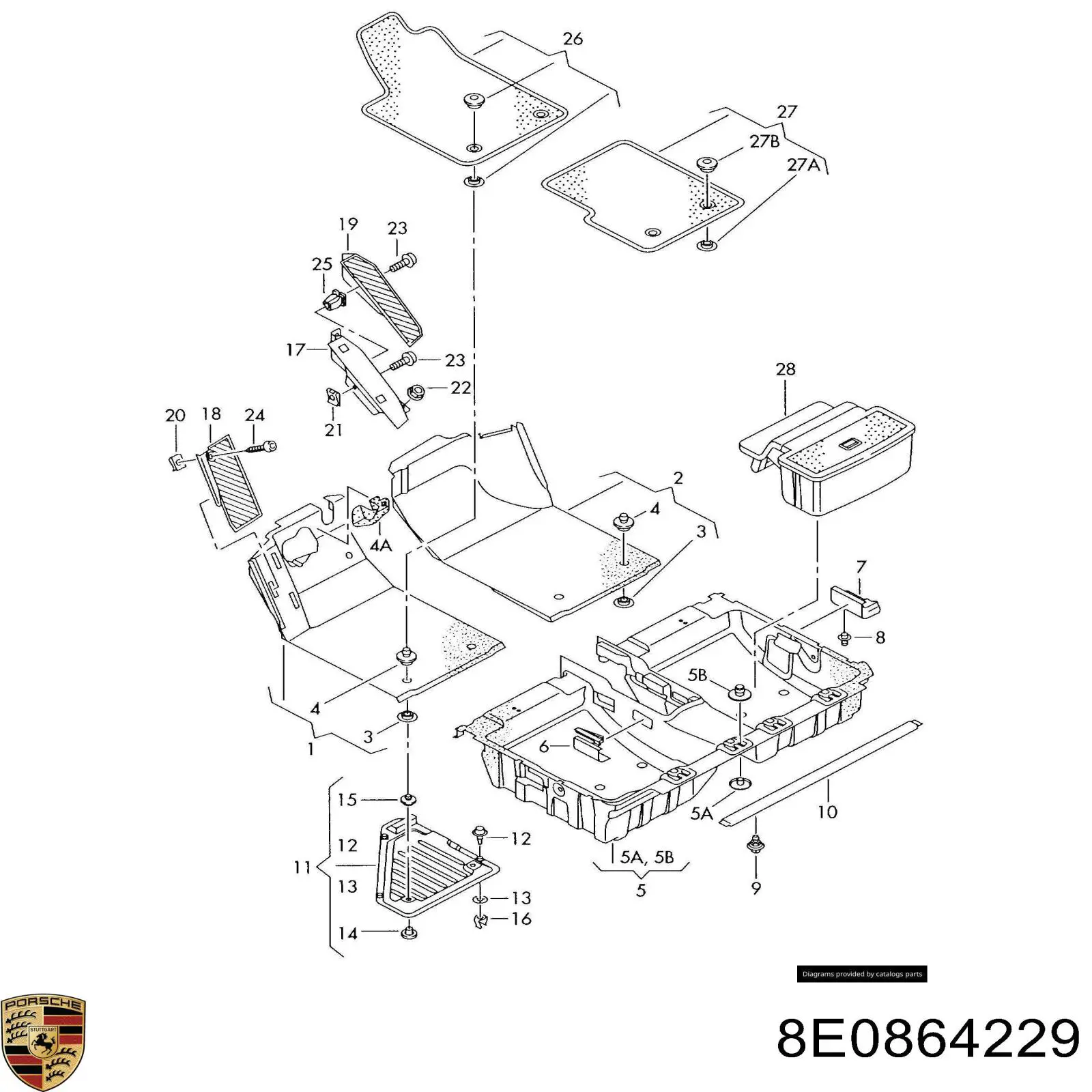 8E0864229 Porsche