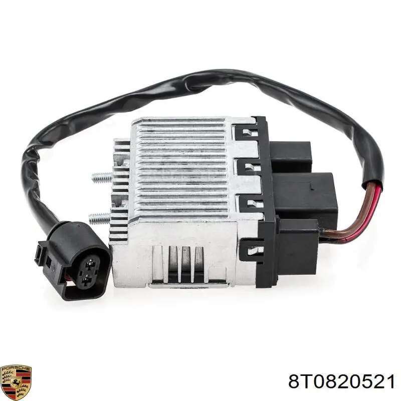 8T0820521 Porsche control de velocidad de el ventilador de enfriamiento (unidad de control)