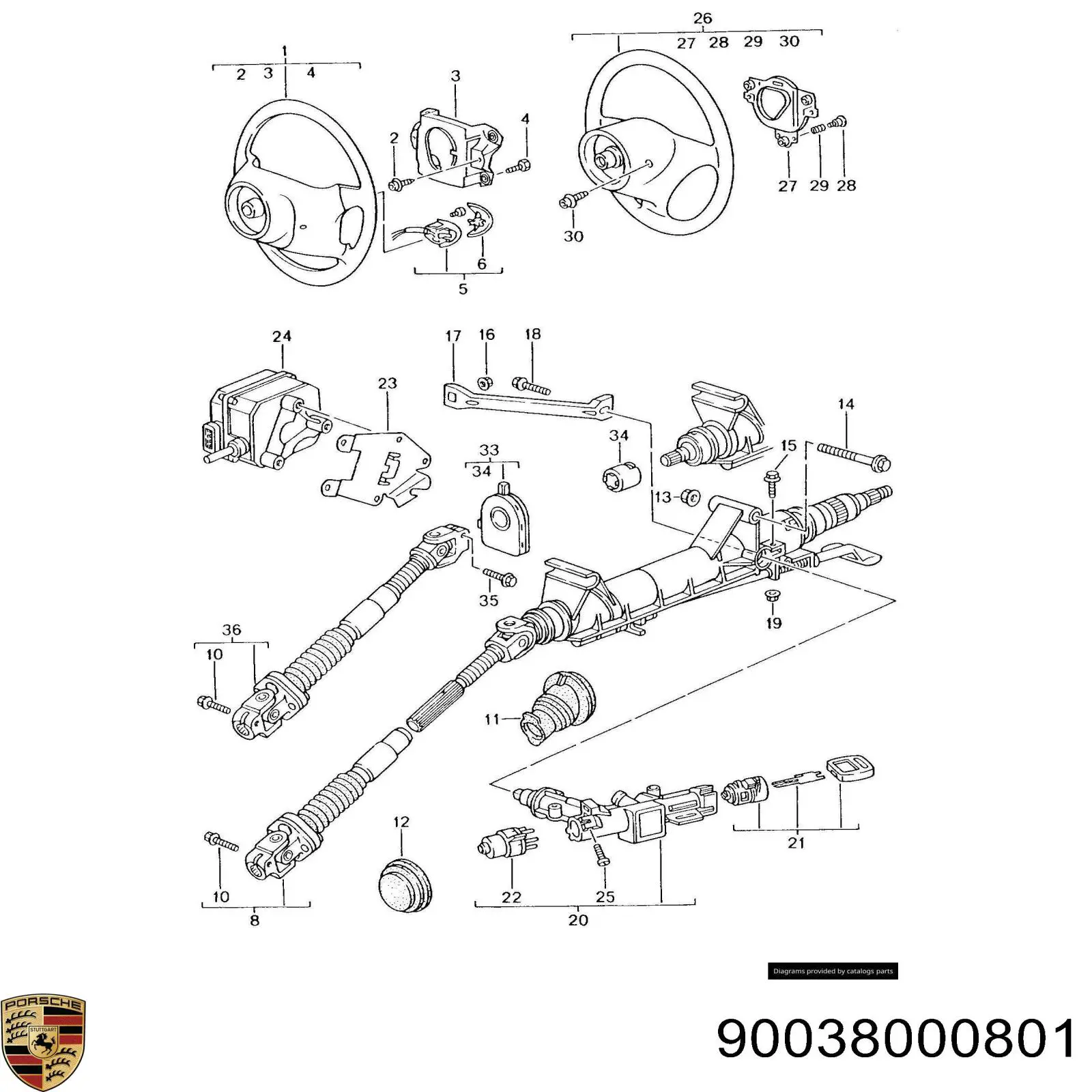 90038000801 Porsche