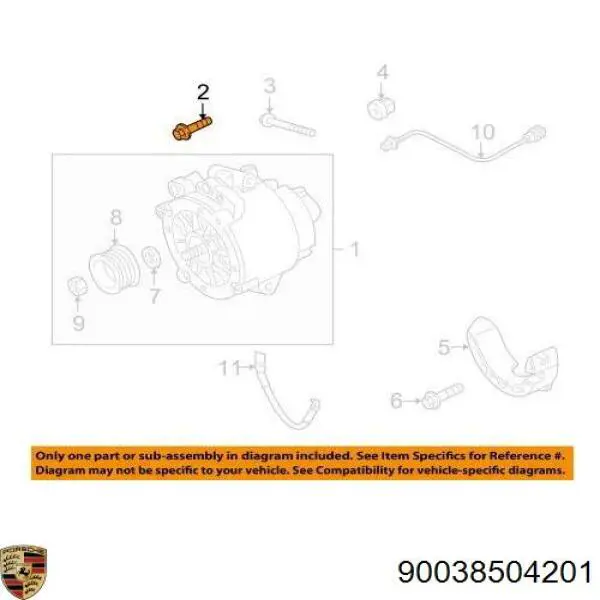 Comprar 90038504201 Porsche 